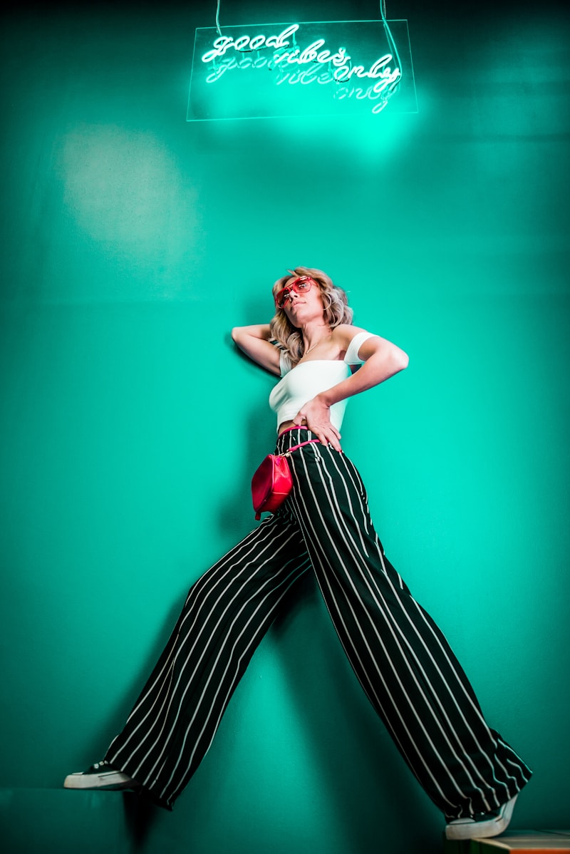 Wide leg trouser lifestyle